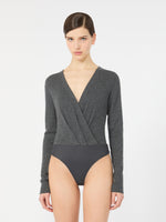 max mara cashmere yarn sweater bodysuit for women