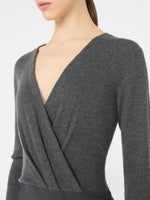 max mara cashmere yarn sweater bodysuit for women