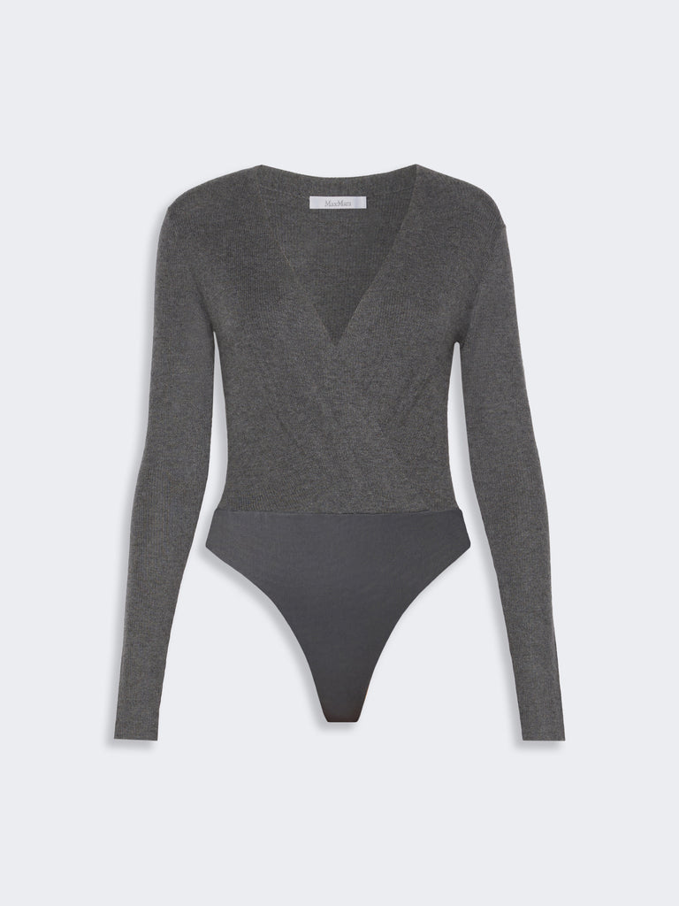 max mara cashmere yarn sweater bodysuit