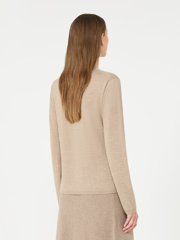 max mara cashmere yarn crew-neck sweater
