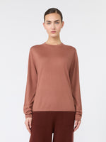 max mara cashmere yarn crew-neck sweater for women