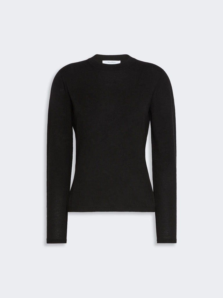 max mara cashmere yarn crew-neck sweater