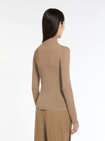 Viscose yarn turtleneck