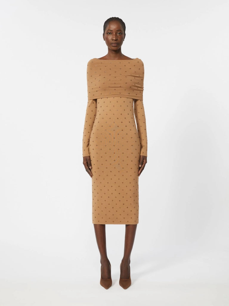 max mara wool yarn dress