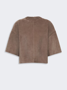 max mara suede blouse for women