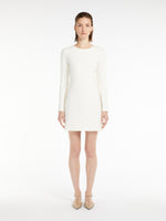 Short Technical Jersey Dress for Women - White - Max Mara UAE