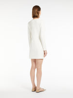Short Technical Jersey Dress for Women - White - Max Mara UAE