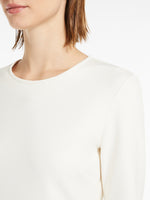 Short Technical Jersey Dress for Women - White - Max Mara UAE