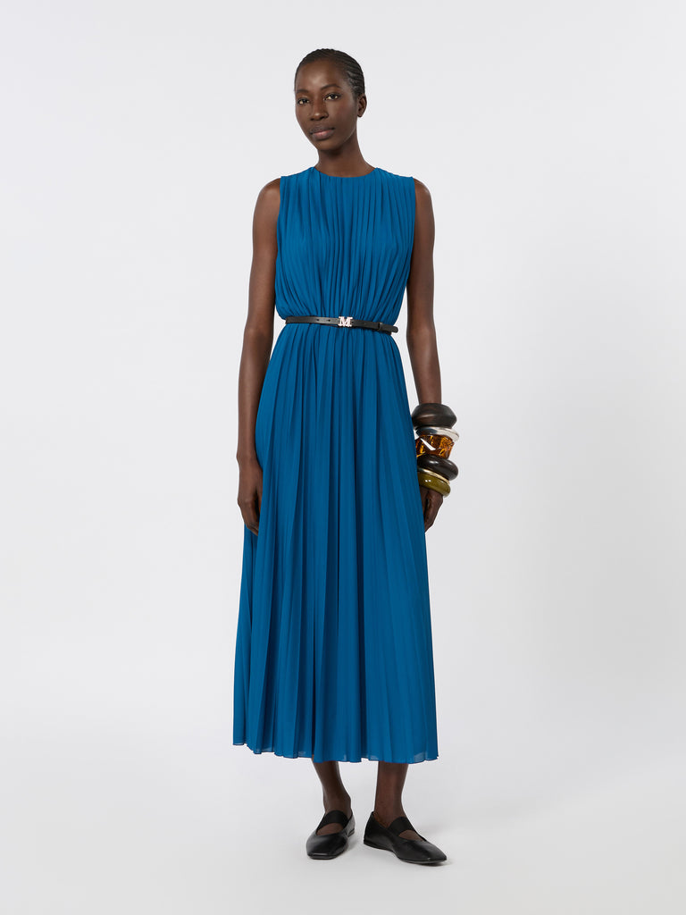 max mara pleated jersey dress