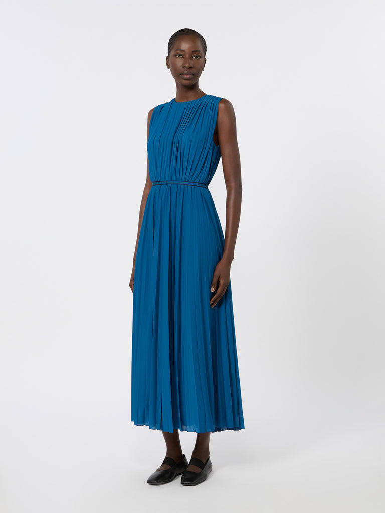 max mara pleated jersey dress