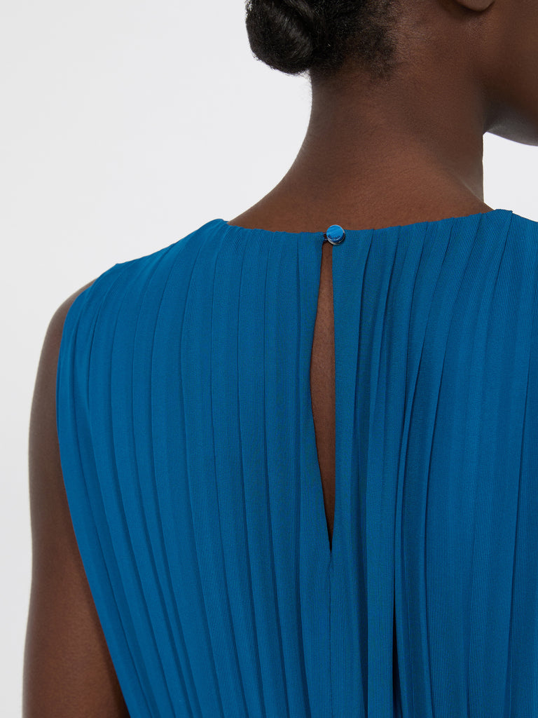 max mara pleated jersey dress