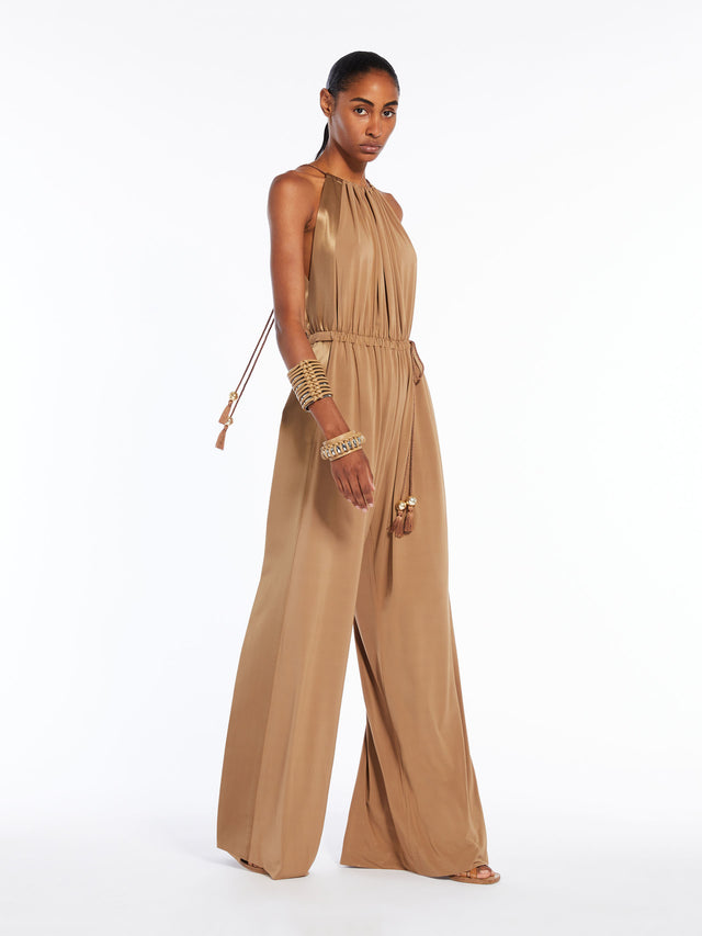 Fluid, viscose jersey jumpsuit