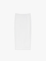 Jersey Midi Skirt for Women - White - Max Mara UAE