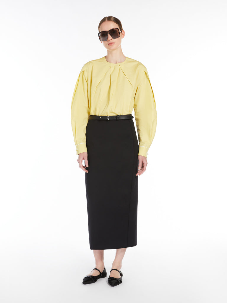 max mara jersey midi skirt
