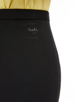 Jersey Midi Skirt for Women - Black - Max Mara UAE