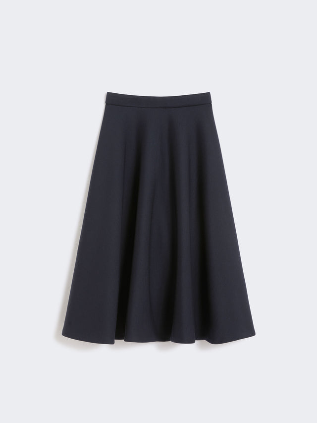 Full, tech wool skirt