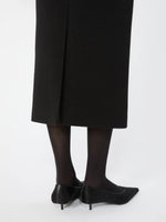 Jacquard jersey midi skirt