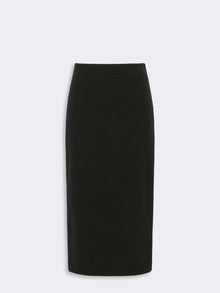 Jacquard jersey midi skirt