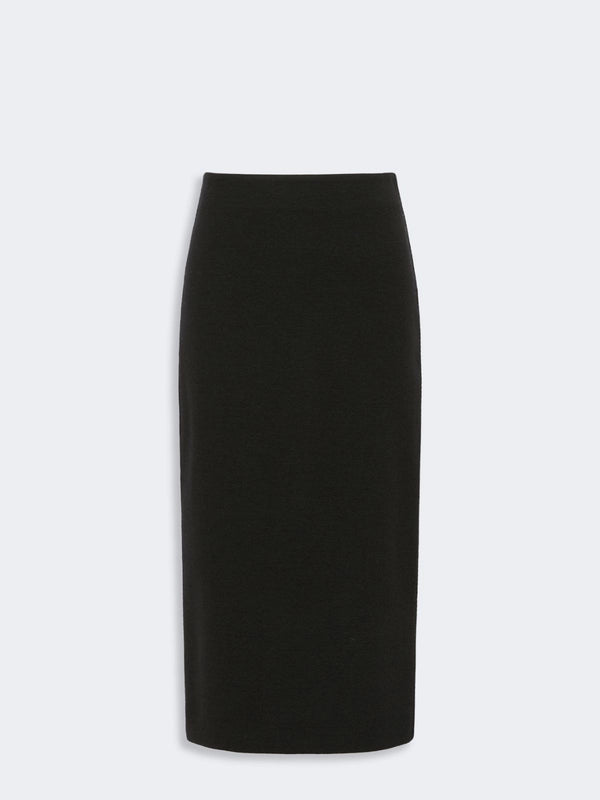 Jacquard jersey midi skirt
