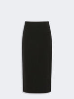 Jacquard jersey midi skirt