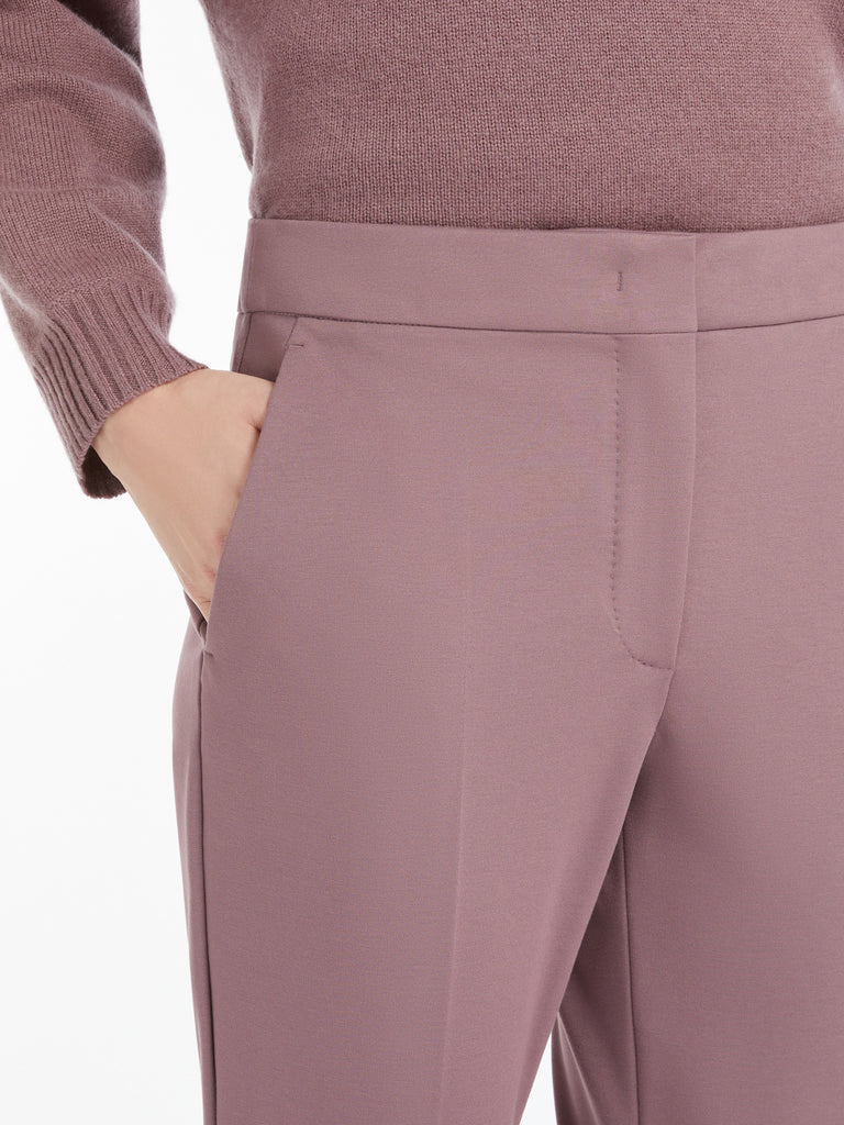 Viscose jersey trousers
