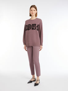 Viscose jersey trousers