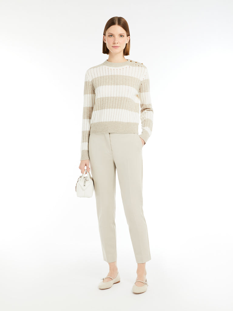 Viscose jersey trousers