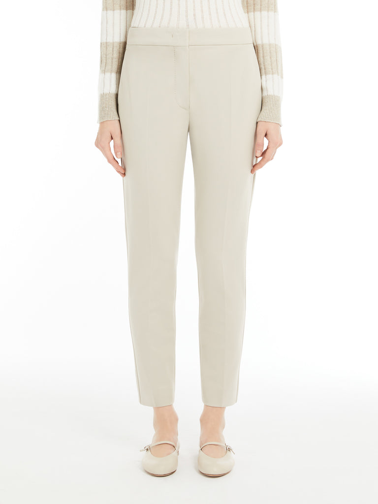 Viscose jersey trousers