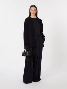 Wool jersey trousers