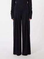 max mara wool jersey trousers for women