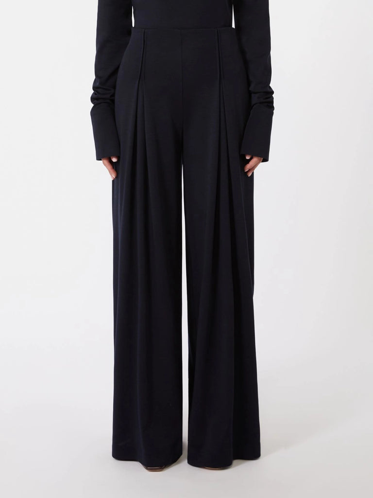 max mara wool jersey trousers