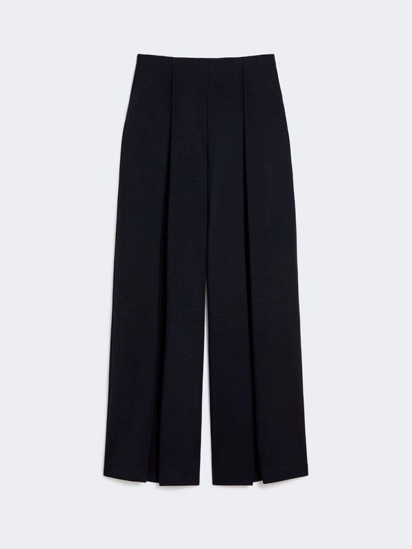 max mara wool jersey trousers for women