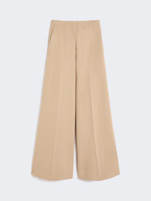 Compact Jersey Trousers for Women - Albino - Max Mara UAE