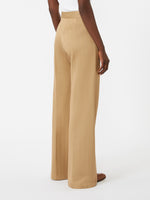 max mara pinstripe jacquard jersey trousers for women