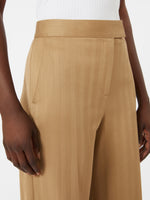 max mara pinstripe jacquard jersey trousers for women