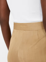 max mara pinstripe jacquard jersey trousers for women