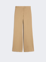 max mara pinstripe jacquard jersey trousers for women