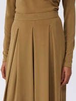 max mara technical viscose crepe jersey trousers for women