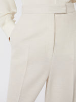 max mara wool piqué trousers for women
