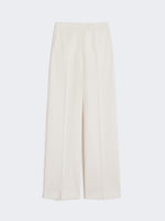 max mara wool piqué trousers for women