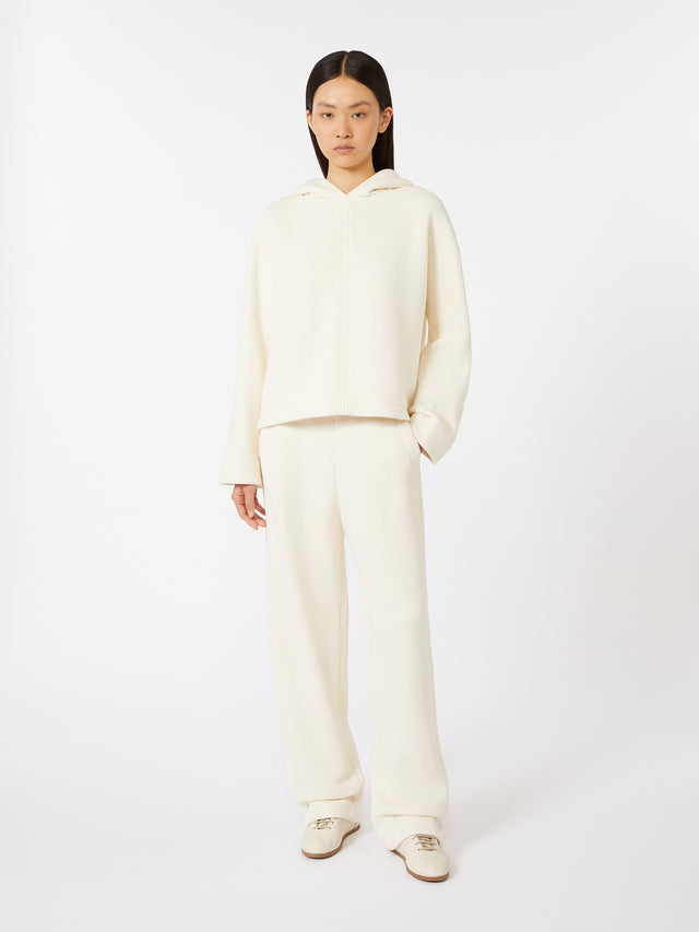 max mara cotton fleece trousers for women