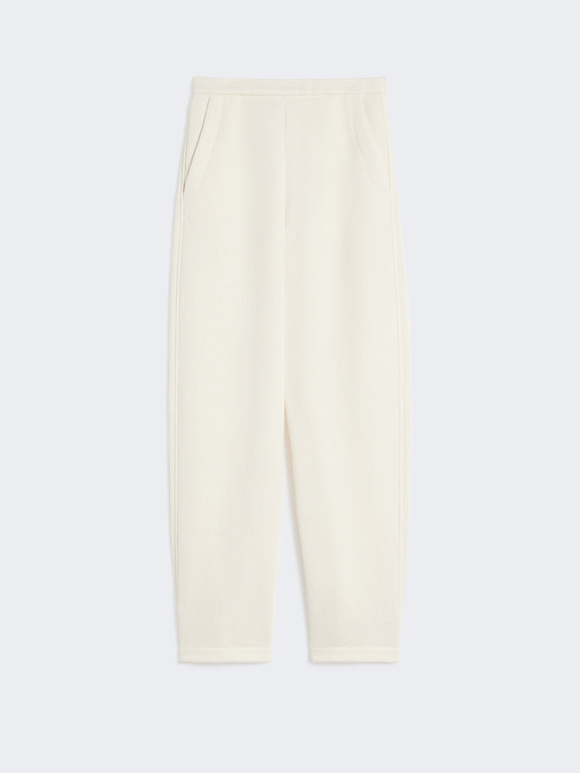 max mara cotton fleece trousers for women