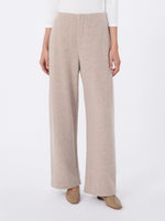 Cashmere and wool fleece trousers