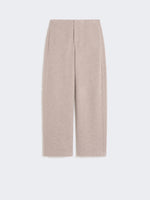Cashmere and wool fleece trousers
