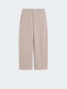 Cashmere and wool fleece trousers