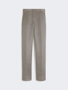 Slim-Fit Jersey Mesh Trousers for Women - Medium Grey - Max Mara UAE
