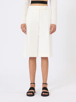 max mara viscose crêpe jersey bermuda shorts for women