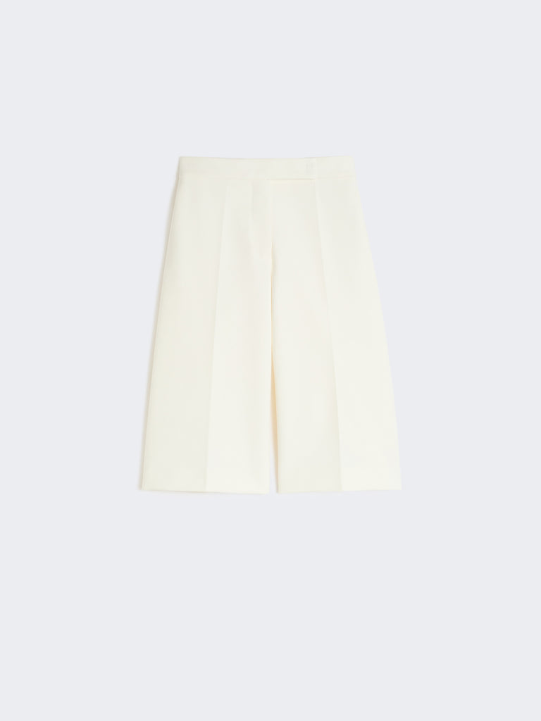 max mara viscose crêpe jersey bermuda shorts