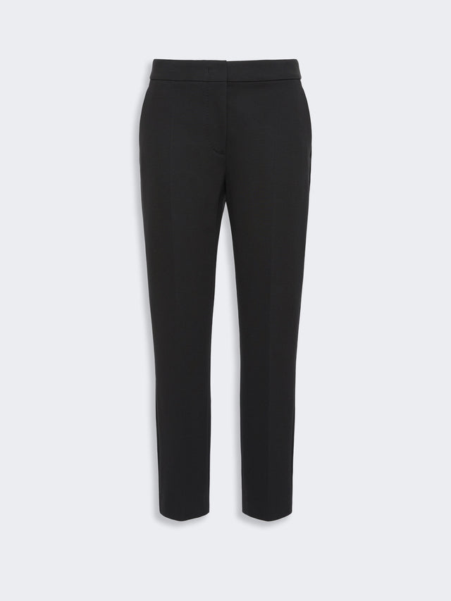 Viscose Jersey Trousers for Women - Black - Max Mara UAE