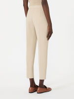 max mara viscose jersey trousers for women